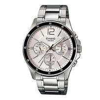 CASIO Analog Multi-Dial Silver MTP-1374D-7A sidabras