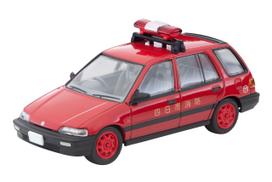 Tomica Limited Vintage Neo Scale Honda Civic Pro Fire Department Public Relations Vehicle 333951 by Tomytec 1/64 LV-N339a (Finished Model) gray