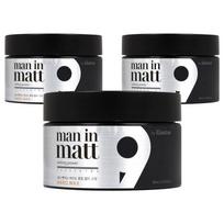 Elastine Men in Matte Matte Hard Hair Wax, 80g, 3 pieces black