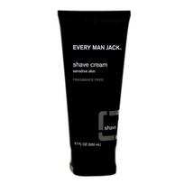 Everyman Jack skutimosi kremas jautriai odai, be kvapo, 200 ml, 1 vnt. gray