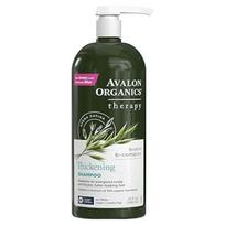 Avalon Organics, Stiprinamasis šampūnas plaukams, Biotino B kompleksas, Terapija, 14 fl oz (946 ml) blue