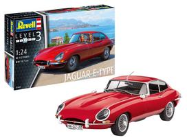 Revell Jaguar Plastic Model Kit 07668 1/24 E-Type (Coupe) raudona