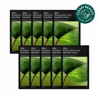 Abib Gummy Sheet Mask Heartleaf Sticker 10P green