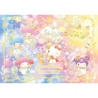 1000 piece jigsaw puzzle - Sanrio Twinkle Dessert Time, popular Korean puzzle beige