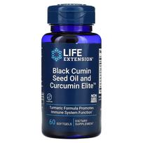 Life Extension, Black Cumin Seed Oil and Curcumin Elite, 60 Softgels