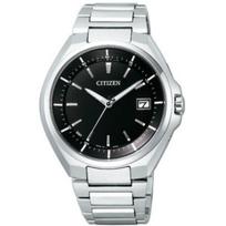 Citizen Vyriškas CB3010-57E ( Žiūrėkite „ATTESA Eco-Drive“ radijo bangomis valdomą „Solar Men's“.) Apvalus laikrodis sidabrinis