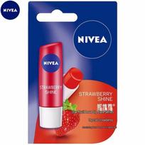 Nivea Star Fruit Love Crystal Strawberry Lip Balm 4.8G red