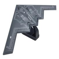 Die-cast B-2 Spirit Stealth Bomber Model 08 with Display Stand - Military Collectible gray