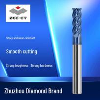ZCC.CT Carbide 4-Flute Flat End Mill
