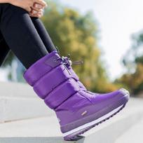 Womens Winter Snow Boots Thickened Warm Casual Large Cotton Shoes Anti Skid Waterproof Non Slip 38 beige