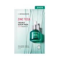 BRINGGREEN Cinko Teca Problemų Serumo Kaukės Lakštas 1 vnt. white