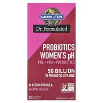 Garden of Life, Probiotic Women's pH, 50 Billion, 30 Veggie Capsules