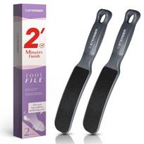 Stainder Šlifavimo pėdų dildė Švitrinis popierius pėdų nuospaudų valiklis, 2 pak., 1 vnt black