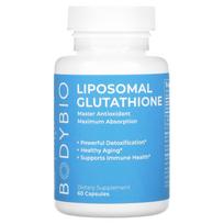 BodyBio, liposominis glutationas, 60 kapsulių
