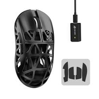 SHARK R2 magnio lydinio pelė žaidimų pelė 8k pelė PixArt PAW3950 optinis jutiklis 47g itin lengvas 3 režimų jungtis Laidinis dvigubas kanalas 42000DPI 50G juoda