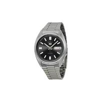 SEIKO Seiko5 30m waterproof pointer Automatic Steel Strap men's watch black dial SNXS79J1 juoda