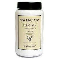 Spa Factory 6 Scent Aroma Bubble Bath Salt Mint, 350g, 1 piece beige