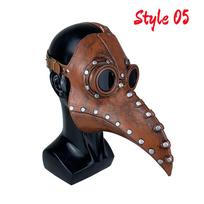 Maro gydytojo paukščio kaukė Cosplay Steampunk Helovino kostiumo rekvizitai Helovino kaukė