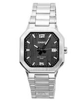 Casio Analoginis Nerūdijančio Plieno Juodas Ciferblatas Kvarcinis MTP-B195D-1AV Vyriškas Laikrodis juoda