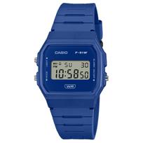 CASIO Unisex Gray Watch F-91WB-2A1 F-91WB-2A1 Gray Dial blue