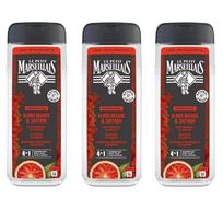 Le Petit Marseillais France 4-in-1 All-in-One Shower Gel Blood Orange Saffron 500ml x 3 bottles brown