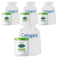 Cetaphil Moisturizing Cream + Pouch Set, 550g, 4 sets white