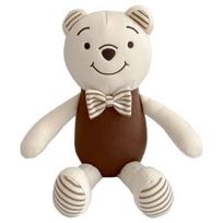 Million Dollar Baby Organic Attachment Bear Plush, Ivory, Korean baby products beige