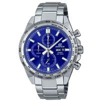 Casio 100M Waterproof Dynamic Bold Quartz Movement Stainless Steel Watch Men watches Blue EFR-574D-2AV Blue Dial blue