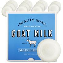 Shower Mate Ožkos pieno muilas Baltas, 90g, 12 vienetų white