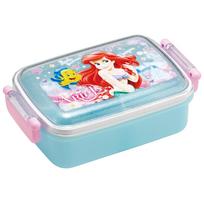 Skater Lunch Box 1 Tier 450ml Fluffy Dome Shape Antibacterial Kids Lunch Made in Japan Disney Ariel 24 RBF3ANAG Children's white