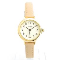 [Sekti] Fragola Laikrodis Atsparus prakaitui Dirželis 10 ATM Atsparus vandeniui Laikrodis H00921S-1 GDBE Moteriškas Smėlio spalvos beige