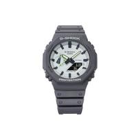 CASIO Unisex skystųjų kristalų/analoginis dvigubo ekrano serijos pilkas laikrodis GA-2100HD-8AP GA-2100HD-8AP Regular Watch Box gray