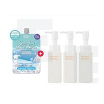When purchasing Moist Serum, sample gentle cleansing oil 50mlx3 (total 150ml) (latest 6th generation), 1 unit, 50ml white