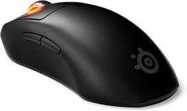 SteelSeries žaidimų pelė belaidė Prime Mini belaidė optinė magnetinė Prestige OM jungiklis su TrueMove oro jutikliu Quantum Wireless Technology Juoda juoda