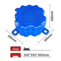 Modular Plastic Floating Dock Section blue