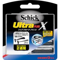 sic japonija Schick Ultra Plus X 9 keičiami peiliukai Vyriški keičiami peiliukai Skustuvai vyrams Vyriški keičiami peiliukai