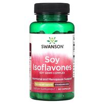 Swanson, sojų izoflavonai, 750 mg, 60 kapsulių