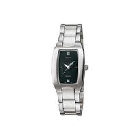 CASIO STANDARD Kvarcinis Mechanizmas Nerūdijančio Plieno Apyrankė Laikrodis Moteriškas Laikrodis Juodas Ciferblatas LTP-1165A-1C2 Regular Watch Box white