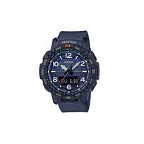 Casio PRO TREK Serija-PRT Serija Keturiosios kartos jutiklis Daugiafunkcinis Lauko Alpinizmas Klasikinis Rodyklinis Dvigubas Ekranas Ciferblatas Atsparus Vandeniui Kvarcinis PRT-B50-2PR juoda