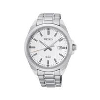 Seiko SUR273 Sidabrinis Japoniškas Kvarcinis Elegantiškas Laikrodis Nerūdijančio Plieno sidabras