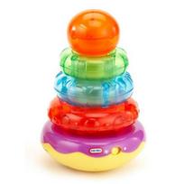 Little Tikes Šviečiantis ir grojantis žiedų rinkimo žaislas kūdikiams ir mažiems vaikams, įvairių spalvų, 1 vnt., Korėjietiški kūdikių produktai green