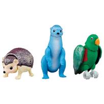 TAKARA TOMY Ania Adventure Continent Anijos Karalystės ūdrų kaimo gyvūnų rinkinys (Baltasis perlas Ver.) blue
