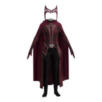 Moterų Cosplay Kostiumas Raudonoji Ragana Cos Kostiumas Wanda Raudonoji Ragana Cosplay Tie Patys Drabužiai Magija S black