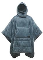 THERMAREST Lauko kempingo antklodė su gobtuvu Honcho Poncho mėlyna, austa 200 x 142 cm [Tikra japoniška prekė] 30254 gray
