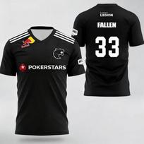 FURIA Juodoji Pantera Esports Gerbėjo Marškinėliai 3D Spausdinti Kvėpuojantys Greitai Džiūstantys Laisvo Kirpimo Marškinėliai Vyrams Paaugliams M 90-100 cm black