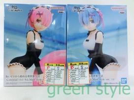 Starting Life in Another World Celestial vivi set Ram Rem Maid style Bandai BANPRESTO Unopened ReZero - 2-piece & ver. gray