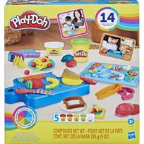 „Play-Doh Hasbro Little Chef“ molio rinkinys mažyliams, įvairių spalvų, 225 g, korėjietiški žaislai brown