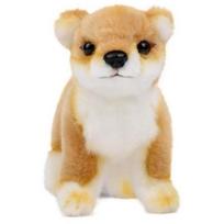 Hansa Toy 7446 Baby Shiba Inu Plush 17cm.L, mixed colors, 11cm, Korean baby products white
