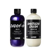 LUSH Best Hair Care Set (Daedio 500g + American Cream 475g) black
