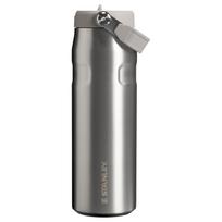 Stanley 1913 Iceflow Flip Straw Vakuuminė izoliuota nerūdijančio plieno 24 oz L 2.0 buteliukas, Plieno, Pelės pilkumo, / 0.71 gray